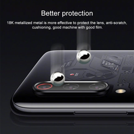10D Full Coverage Mobile Phone Metal Rear Camera Lens Protection Ring Cover for Xiaomi Mi 9 SE(Black)-garmade.com
