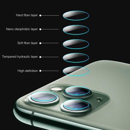 3 PCS 2.5D Back Camera Lens Tempered Glass Film for iPhone 11 Pro Max-garmade.com