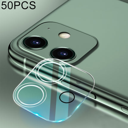 50 PCS For iPhone 12 HD Rear Camera Lens Protector Tempered Glass Film-garmade.com