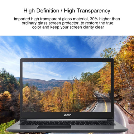 Laptop Screen HD Tempered Glass Protective Film for Acer Swift 3 Laptop - SF315-41-R6J9 15.6 inch-garmade.com