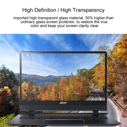 Laptop Screen HD Tempered Glass Protective Film for Acer Swift 7 Laptop - SF714-51T-M9H0 14 inch-garmade.com