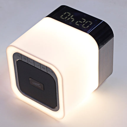 MUSKY DY 28 LED Light 3D Stereo Music Mini Bluetooth Speaker, Support Clock Alarm / AUX, For iPhone, Galaxy, Sony, Lenovo, HTC, Huawei, Google, LG, Xiaomi, other Smartphones-garmade.com