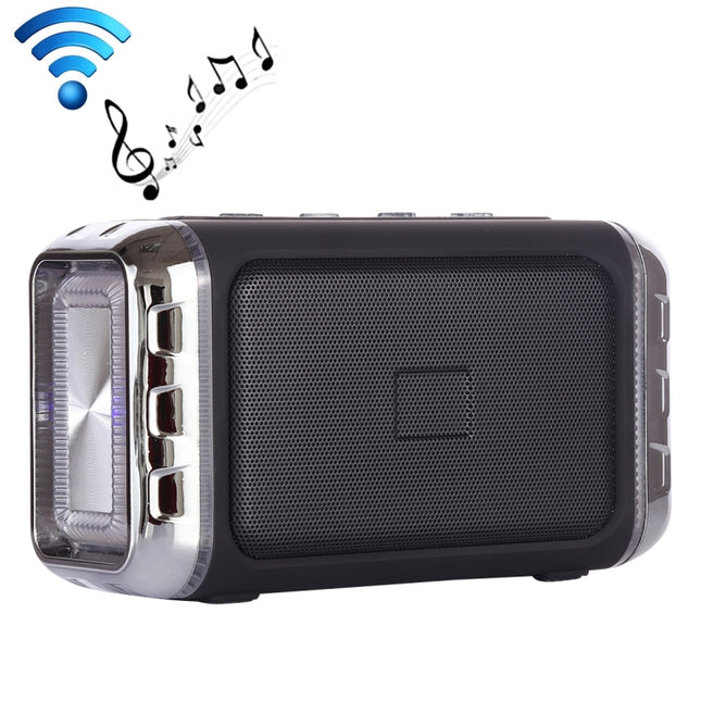 LN-22 DC 5V Portable Wireless Speaker with Hands-free Calling & Dual Colorful LED Light, Support USB & TF Card & 3.5mm Aux-garmade.com