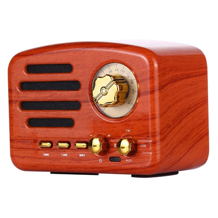 Elvis Angel MA-1500 Retro Bluetooth HiFi Radio Speaker with Colorful LED Light, Support USB & FM & 3.5mm Aux-garmade.com