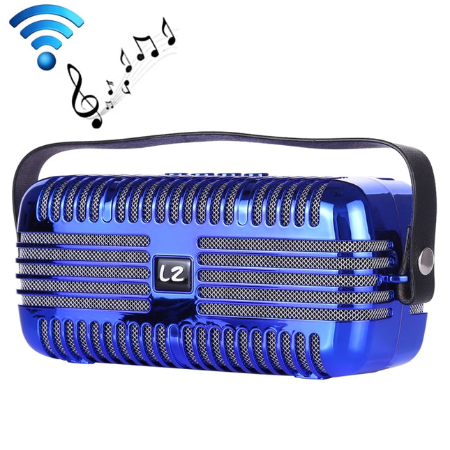 LZ E27 DC 5V Portable Wireless Speaker with Hands-free Calling, Support USB & TF Card & 3.5mm Aux(Blue)-garmade.com
