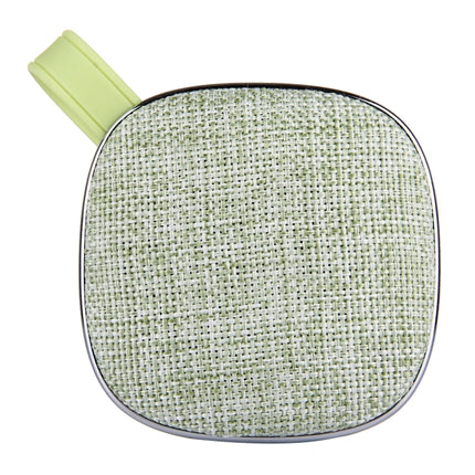 X25 Portable Fabric Design Bluetooth Stereo Speaker with Built-in MIC, Support Hands-free Calls & TF Card & AUX IN, Bluetooth Distance: 10m(Green)-garmade.com