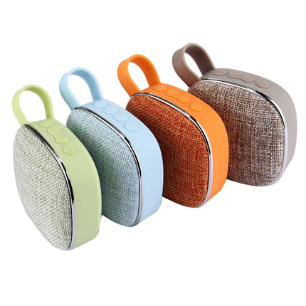 X25 Portable Fabric Design Bluetooth Stereo Speaker with Built-in MIC, Support Hands-free Calls & TF Card & AUX IN, Bluetooth Distance: 10m(Green)-garmade.com
