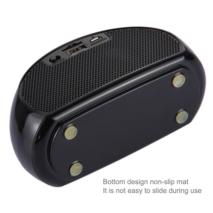 Y40 Portable Bluetooth Stereo Speaker, with Built-in MIC, Support Hands-free Calls & TF Card & AUX IN & FM, Bluetooth Distance: 10m(Black)-garmade.com