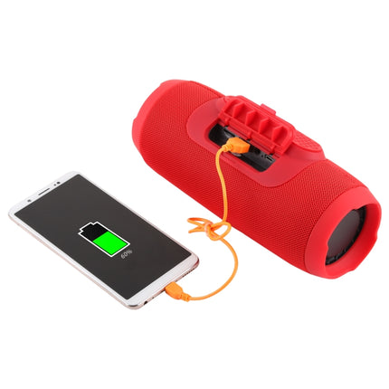 Charge3 Life Waterproof Bluetooth Stereo Speaker, Built-in MIC, Support Hands-free Calls & TF Card & AUX IN & Power Bank(Red)-garmade.com
