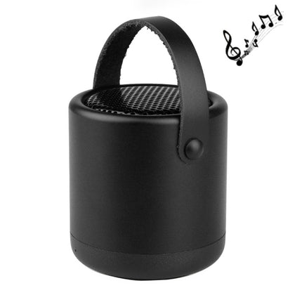 A056 Portable Outdoor Metal Bluetooth V4.1 Speaker with Mic, Support Hands-free & AUX Line In (Black)-garmade.com