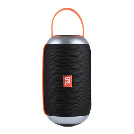 T&G TG112 Portable Bluetooth Speaker, with Mic & FM Radio Function, Support Hands-free & TF Card & U Disk Play(Black)-garmade.com