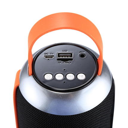 T&G TG112 Portable Bluetooth Speaker, with Mic & FM Radio Function, Support Hands-free & TF Card & U Disk Play(Black)-garmade.com