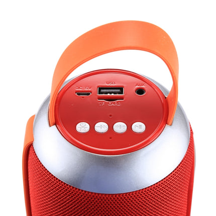 T&G TG112 Portable Bluetooth Speaker, with Mic & FM Radio Function, Support Hands-free & TF Card & U Disk Play(Red)-garmade.com