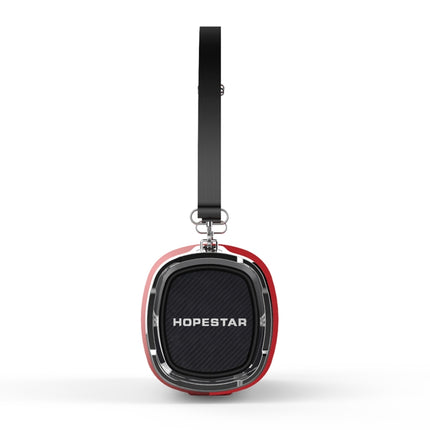 HOPESTAR A6 Mini Portable Rabbit Wireless Waterproof Bluetooth Speaker, Built-in Mic, Support AUX / Hand Free Call / TF(Red)-garmade.com