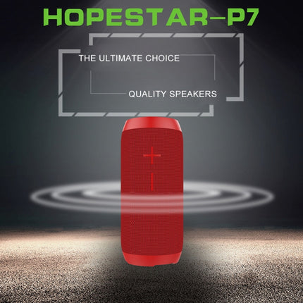 HOPESTAR P7 Mini Portable Rabbit Wireless Bluetooth Speaker, Built-in Mic, Support AUX / Hand Free Call / FM / TF(Black)-garmade.com