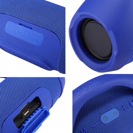 BOOMS BOX MINI E10 Splash-proof Portable Bluetooth V3.0 Stereo Speaker with Handle, for iPhone, Samsung, HTC, Sony and other Smartphones (Blue)-garmade.com