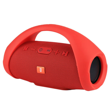 BOOMS BOX MINI E10 Splash-proof Portable Bluetooth V3.0 Stereo Speaker with Handle, for iPhone, Samsung, HTC, Sony and other Smartphones (Red)-garmade.com