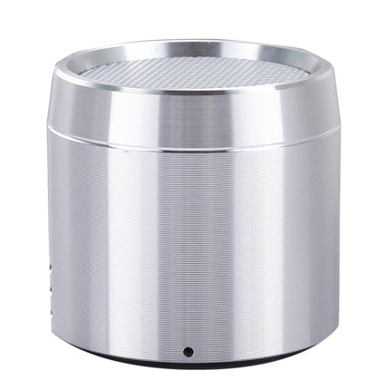 PTH-02 Portable True Wireless Stereo Mini Bluetooth Speaker with LED Indicator & Sling(Silver)-garmade.com