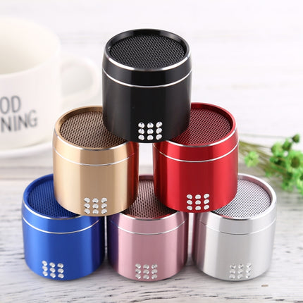 PTH-02 Portable True Wireless Stereo Mini Bluetooth Speaker with LED Indicator & Sling(Red)-garmade.com