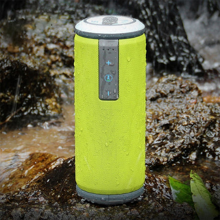 W-KING X6 Portable Waterproof Bluetooth 4.0 Stereo Speaker(Green)-garmade.com