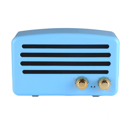 Portable Wireless Bluetooth V4.2 Stereo Speaker with Lanyard, Built-in MIC, Support Hands-free Calls & TF Card & AUX IN & FM, Bluetooth Distance: 10m (Baby Blue)-garmade.com