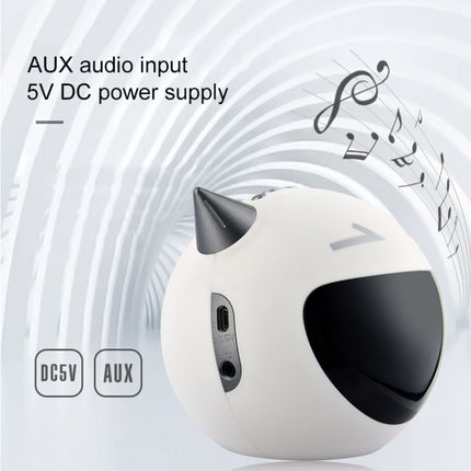 M8 Multi-function Demon Style Bluetooth Speaker(White)-garmade.com