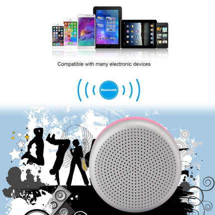 M227 Multifunctional Card Music Playback Bluetooth Speaker, Support Handfree Call & TF Card & AUX Audio Function(Magenta)-garmade.com