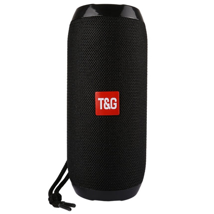 T&G TG117 Portable Bluetooth Stereo Speaker, with Built-in MIC, Support Hands-free Calls & TF Card & AUX IN & FM, Bluetooth Distance: 10m(Black)-garmade.com