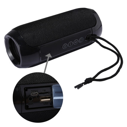 T&G TG117 Portable Bluetooth Stereo Speaker, with Built-in MIC, Support Hands-free Calls & TF Card & AUX IN & FM, Bluetooth Distance: 10m(Black)-garmade.com