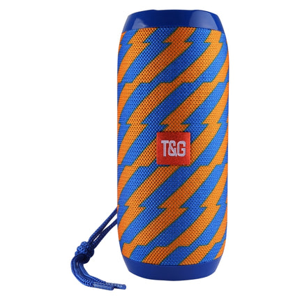 T&G TG117 Portable Bluetooth Stereo Speaker, with Built-in MIC, Support Hands-free Calls & TF Card & AUX IN & FM, Bluetooth Distance: 10m(Dark Blue)-garmade.com