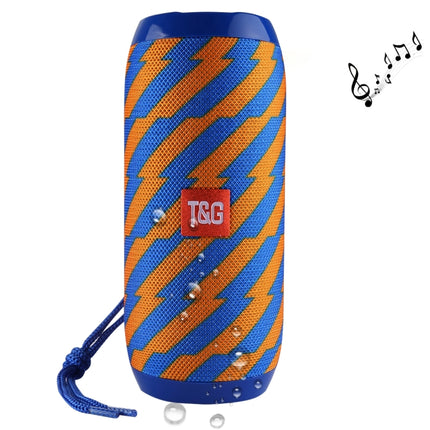 T&G TG117 Portable Bluetooth Stereo Speaker, with Built-in MIC, Support Hands-free Calls & TF Card & AUX IN & FM, Bluetooth Distance: 10m(Dark Blue)-garmade.com