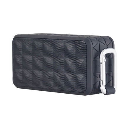 Z18 3ATM Waterproof Bluetooth Speaker with Hanging Hook, Support Hands-free Calls & TF Card & AUX(Black)-garmade.com