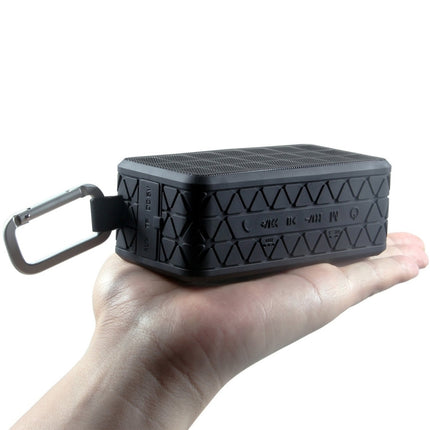 Z18 3ATM Waterproof Bluetooth Speaker with Hanging Hook, Support Hands-free Calls & TF Card & AUX(Black)-garmade.com