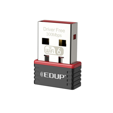 EDUP EP-AX300 300Mbps WiFi6 USB Free Drive Network Adapter-garmade.com