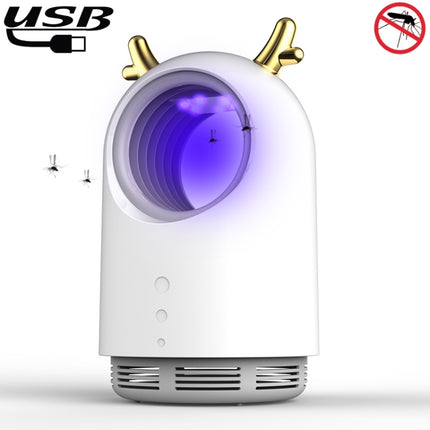 169 Deer Style USB Photocatalyst Mosquito Killer Light Fly Killer Insect Repellent(White)-garmade.com