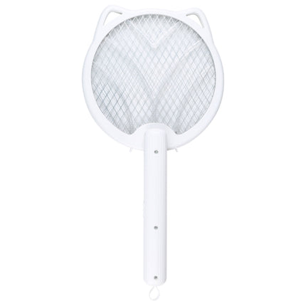 Cat Ear Rotary Electric Mosquito Swatter (White)-garmade.com