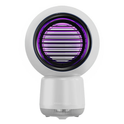 MM026 2W There Are Star People Electric shock Mosquito Killer Lamp (White)-garmade.com