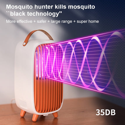WT-M2 ABS+Leather Retro Mosquito Killer (Orange)-garmade.com