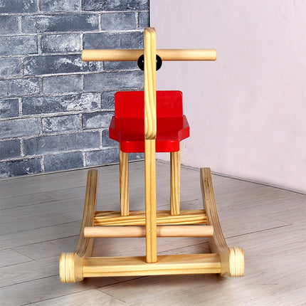 Children Trojan Horse Baby Rocking Horse Rocking Chair Toy, Size: 67x25x54cm-garmade.com