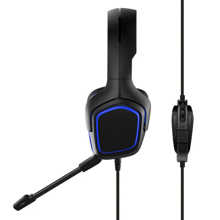 IPEGA PG-R006 Computer Games Wired Headset Noise Reduction Headphones with Mic (Blue)-garmade.com