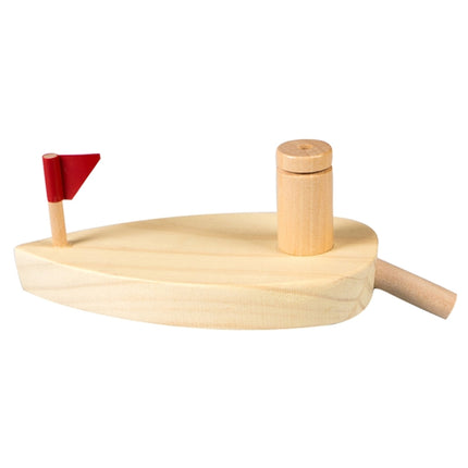 Baby Toys Wooden Balloon Boat Balloon Powered Boat Child Wooden Bath Toys-garmade.com