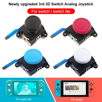 Game Console 3D Left Right Interoperability Rocker Remote Sensing Joystick for Nintendo Switch / Switch Lite(Blue)-garmade.com