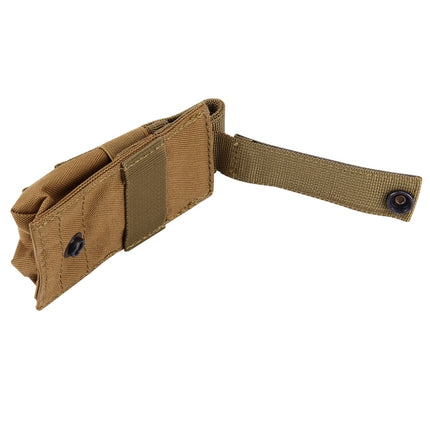 M5 Multifunctional Outdoor Sports Mini Portable Flashlight Protective Cover / Bag, Size: 15 x 4.7 x 2 cm(Brown)-garmade.com
