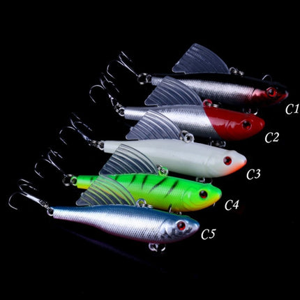 HENGJIA Fast-sinking Fishing Lures Bait 6.5cm/17.2g Wings VIB Pencil Lures Kit-garmade.com