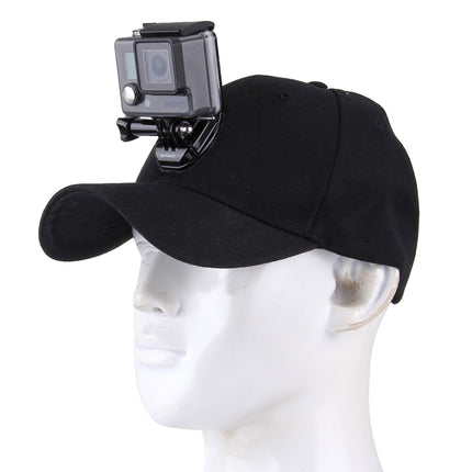 Outdoor Sun Hat Topi Baseball Cap with Camera Stand Holder Mount for GoPro & SJCAM & Xiaomi Xiaoyi Sport Action Camera-garmade.com