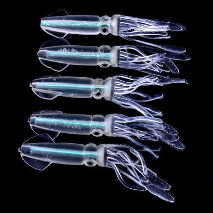 HENGJIA 5PCS Colorful Pipe Squids Plastic Soft Baits Artificial Fishing Lures Bionic Fishing Bait, Length: 9 cm-garmade.com