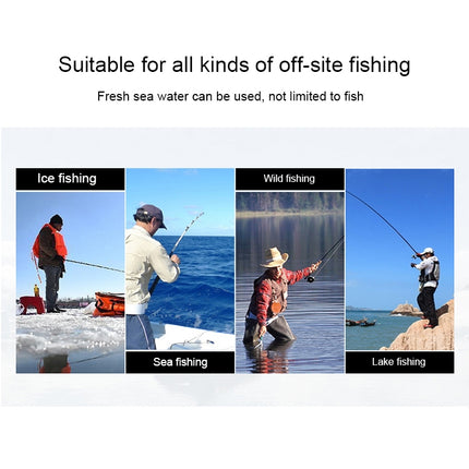 27cm Portable Ice Fishing Rod Shrimp Rod Lure Rod Fishing Gear Fittings , Extension Length : 60 cm-garmade.com