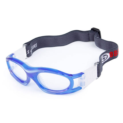 0860-01 Protective Sports Goggles Safety Basketball Glasses for Kids with Adjustable Strap(Blue)-garmade.com