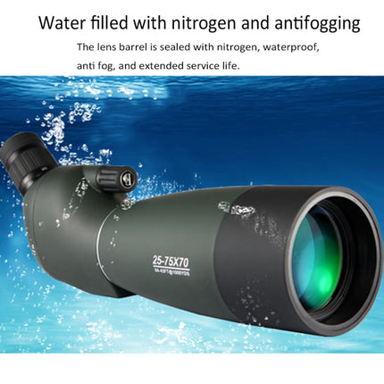 Maifeng 25-75x70 Professional High Definition High Times Outdoor Zoom Monocular Astronomical Telescope-garmade.com