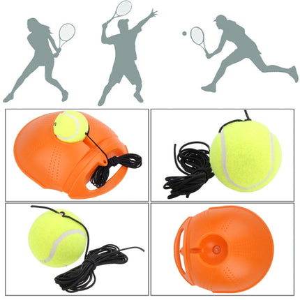 Tennis Trainer Set Rebound Baseboard Self-study Practice Training Tool Equipment Sport Exercise with Ball for Beginner, Random Color Delivery-garmade.com
